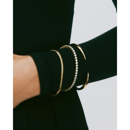 HERRINGBONE BRACLET GOLD